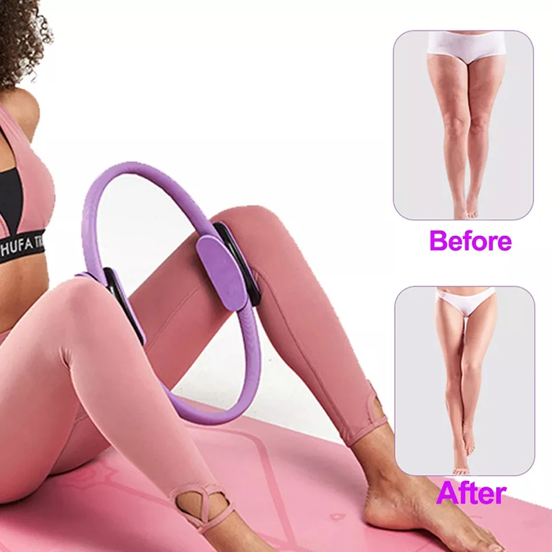 

Yoga Pilates Ring Fitness Sports Magic Ring Body Building Training Heavy Duty Yoga Circle Gym Accessories For Home Workout
