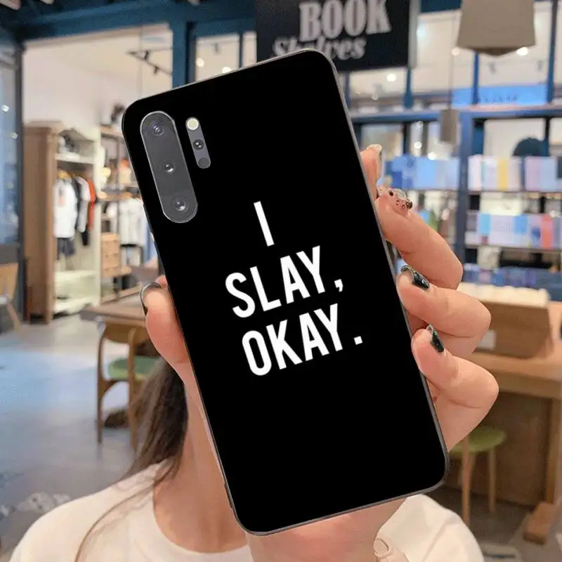 Чехол Beyonce I slay для телефона Samsung Note 7 8 9 10 Lite Plus Galaxy J7 J8 J6 2018 Prime | Мобильные телефоны и