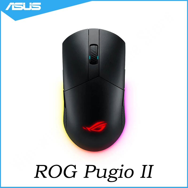 

ASUS ROG Pugio II Wireless Gaming Mouse 16000 DPI,7 Programmable Buttons,RGB Lighting,Configurable Side Button,DPI On-The-Scroll