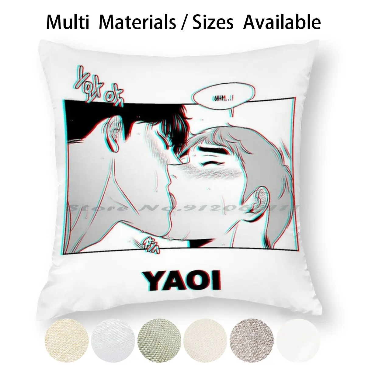 -Чехол для Yaoi Подушка-поцелуй наволочка из хлопка и льна Weebtoon Manhua манга Bl Kiss Ahn Nam