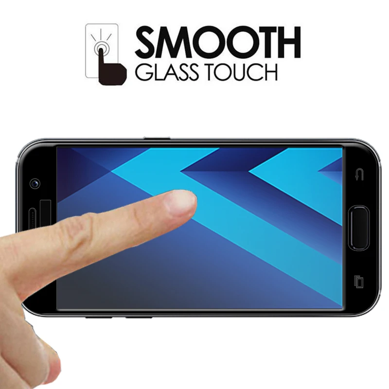 2 шт. a5 2017 защита для экрана samsung galaxy искусственное закаленное стекло стеклянная