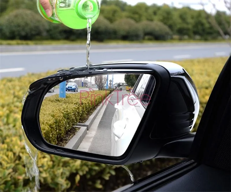 For Toyota Land Cruiser Prado FJ120 150 LC100 200 PVC Car Rear View Mirror Sticker Rain Eyebrow Shield Flexible Protector | Автомобили и