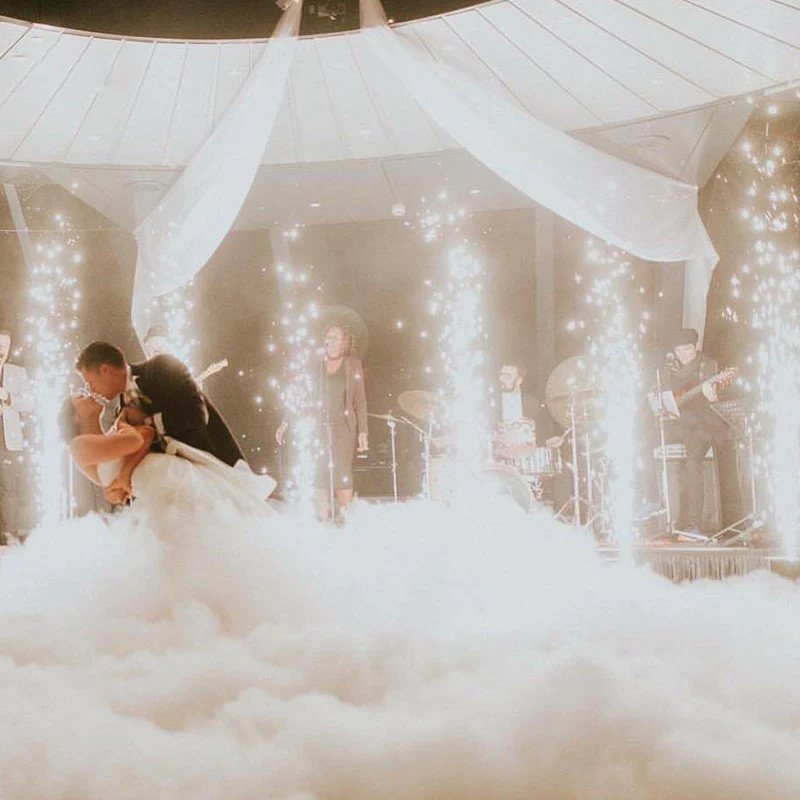 100 пакетов Ti порошок 200 г/пакет материал холодная Искра фонтан фейерверк машина