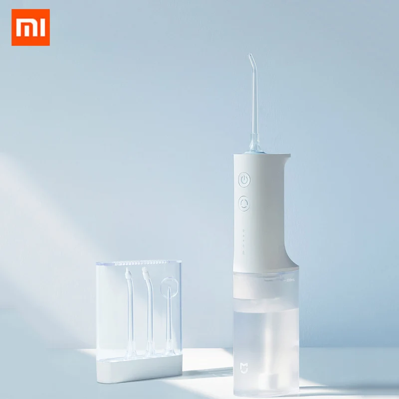 

Электрический водный поплавок Xiaomi Mijia, Электрический смыватель зубов с разъемом Type-c и зарядкой Ipx7, водонепроницаемая Чистка для защиты зубо...
