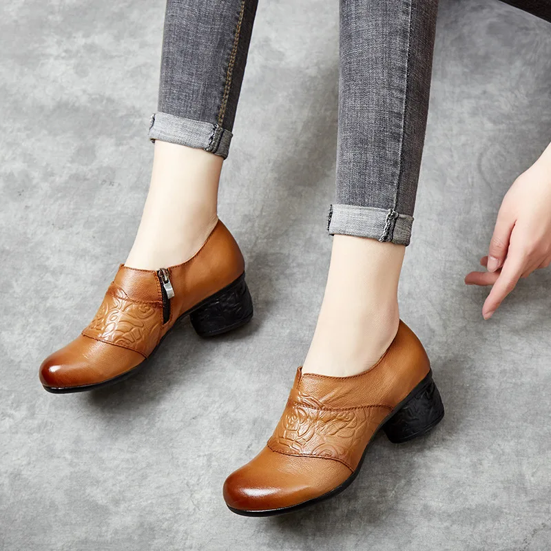 Лидер продаж Новинка 2020 года сезон весна элегантная обувь из натуральной кожи