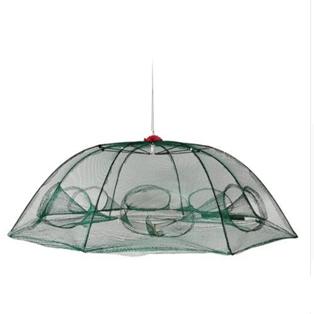 Складная рыболовная кастинговая сеть наживка сетчатая ловушка клетка для