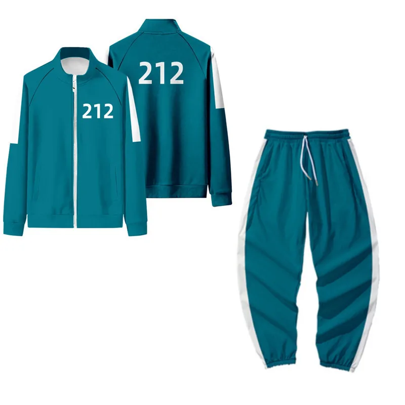 2021 модная трендовая одежда для косплея из игры кальмар свитшот с принтом куртка