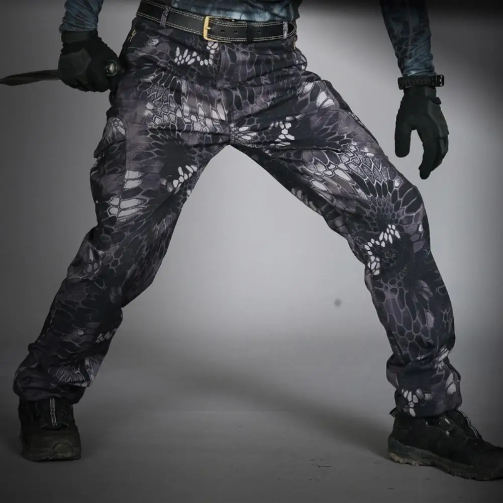 Мужские быстросохнущие камуфляжные тактические брюки Boa Snake мужские
