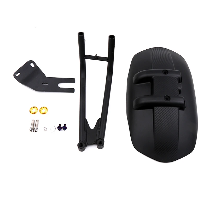 Высококачественная железная опора для мотоцикла и пластиковый задний брызговик