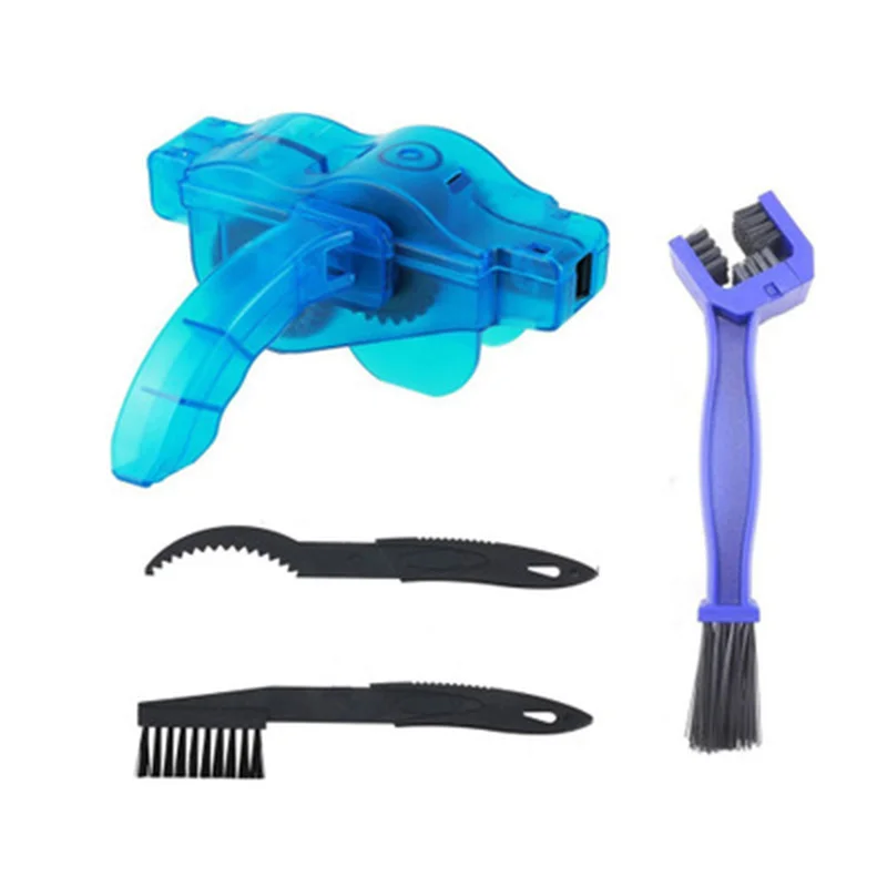 A set Mountain Cycling Cleaning Kit Portable Bicycle Chain Cleaner Bike Brushes Scrubber Wash Tool Bicycle/Bike Accessories