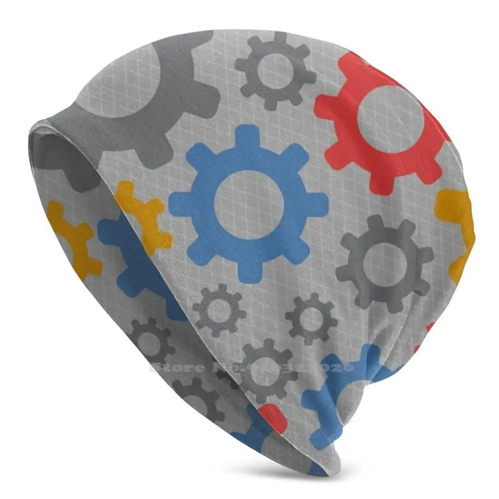 

Gears New Autumn Winter Hedging Cap Outdoor Gears Pattern Eden Cog Mechanical