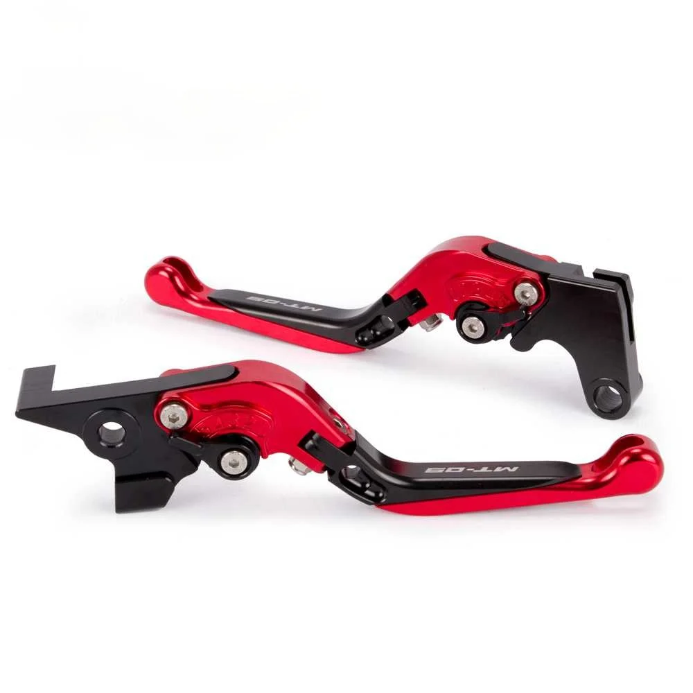 

CNC Adjustable Motorcycle Handlebar Folding Brake Clutch Levers For Yamaha mt09 mt 09 tracer