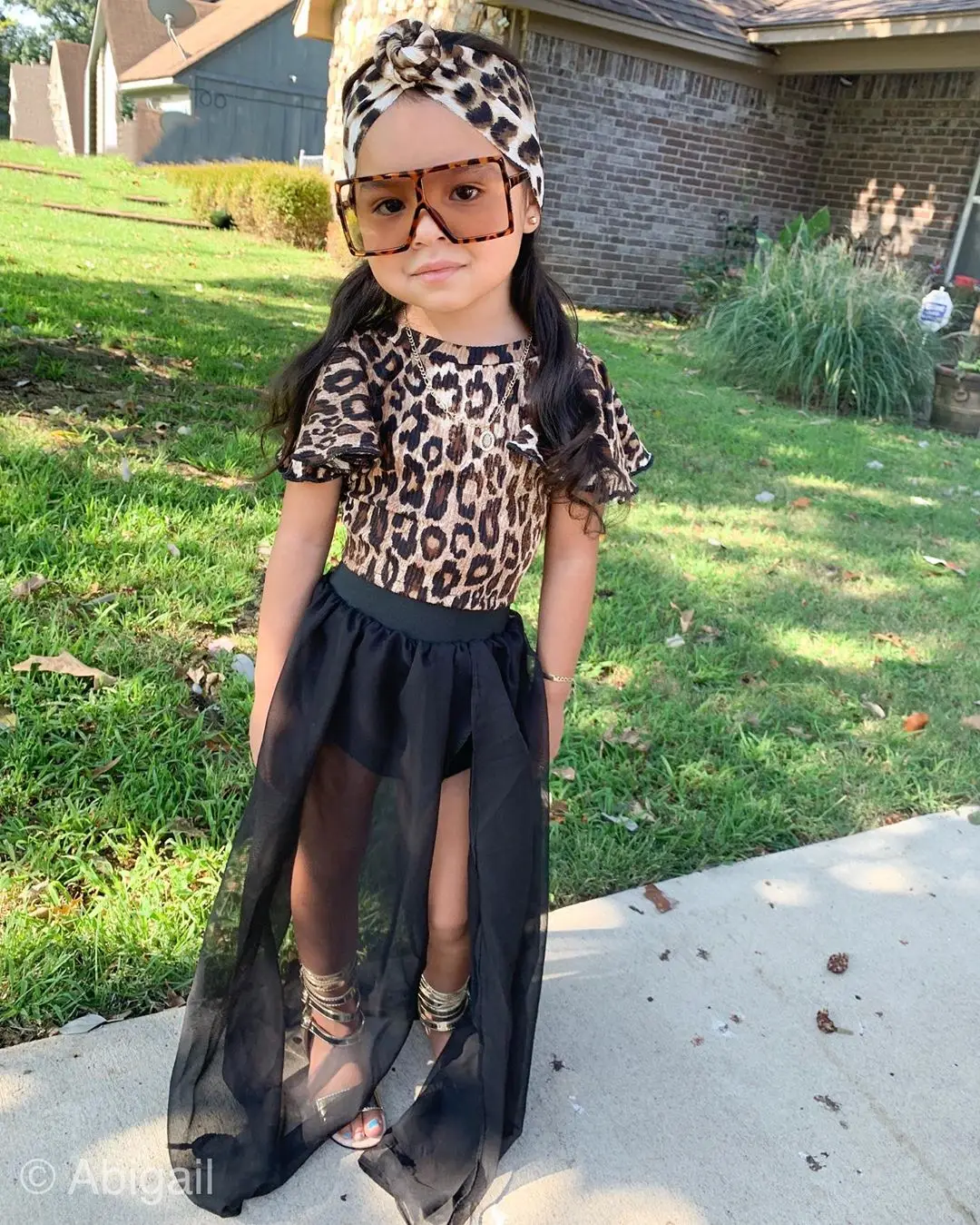 Модные комплекты детской одежды для маленьких девочек футболки с открытой