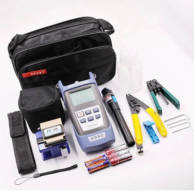 

Cheap Price FTTH Fiber Optic Tester Tool Kit with Power Meter