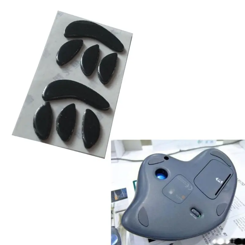 

2Pcs 0.6mm Thickness Replace Mouse Feet Mouse Skates for logitech M570 Mouse