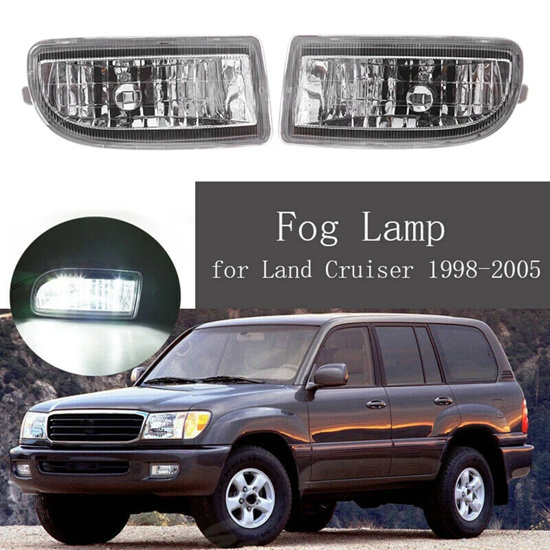 

Противотумансветильник фары, s-лампы, дневные ходовые огни, замена для Toyota Land Cruiser 00 HDJ100 1998-2005 81220-60042 81210-60122