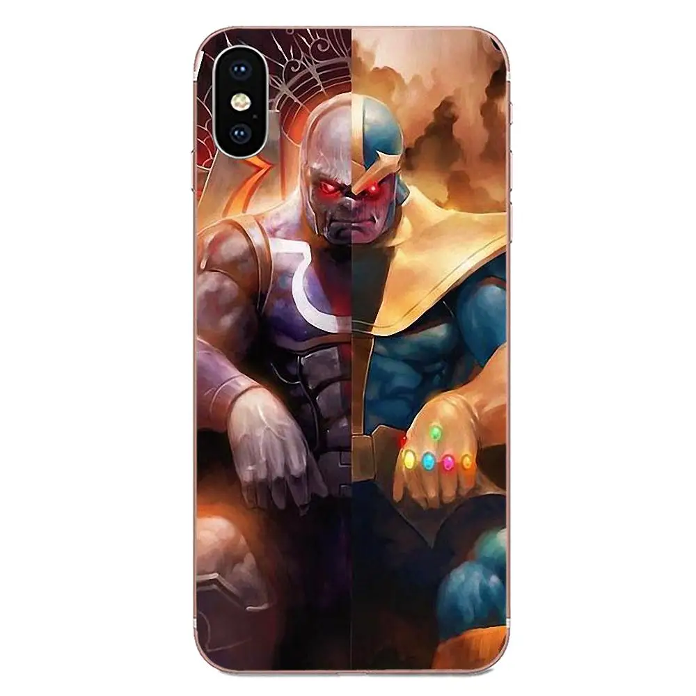 Марвел из Мстителей произведение искусства игрушки танос для samsung Galaxy Note 5 8 9 S3 S4 S5