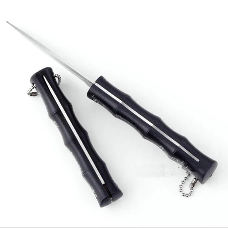 Складной нож посылка упаковки посылок бамбуковый для фруктов походов бушкрафт