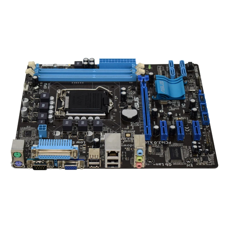 PC/タブレット PCパーツ ASUS P8H61-M LX Motherboard 1155 Motherboard 1155 DDR3 Support Intel Core  i7 2600K Cpus Intel H61 16G VGA SATA2 USB2.0 PCI-E X16
