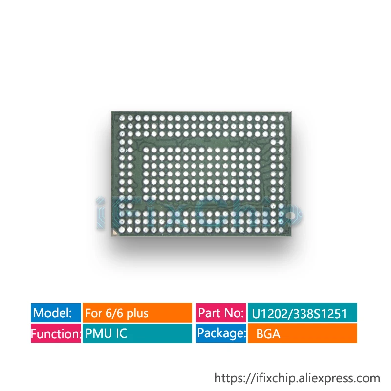 

5 шт./лот 338S1251-AZ/U1202 основная силовая микросхема для iPhone 6/6plus 338S1251 Big/Large Management PMIC PMU IC