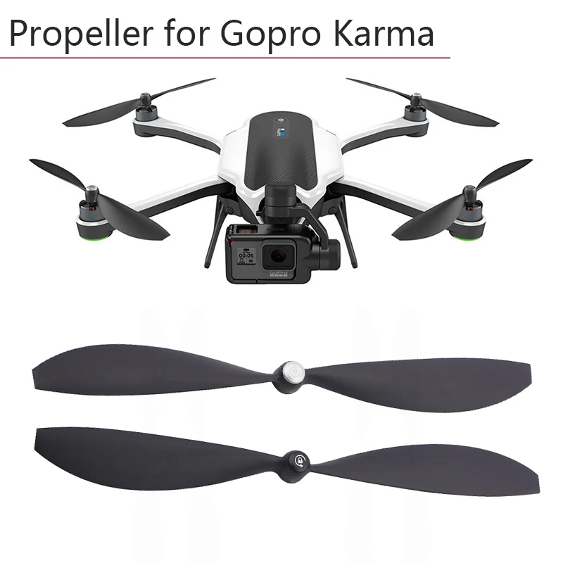 1 пара Сменные лопасти пропеллеров для GoPro Karma Drone быстросъемные Лопасти