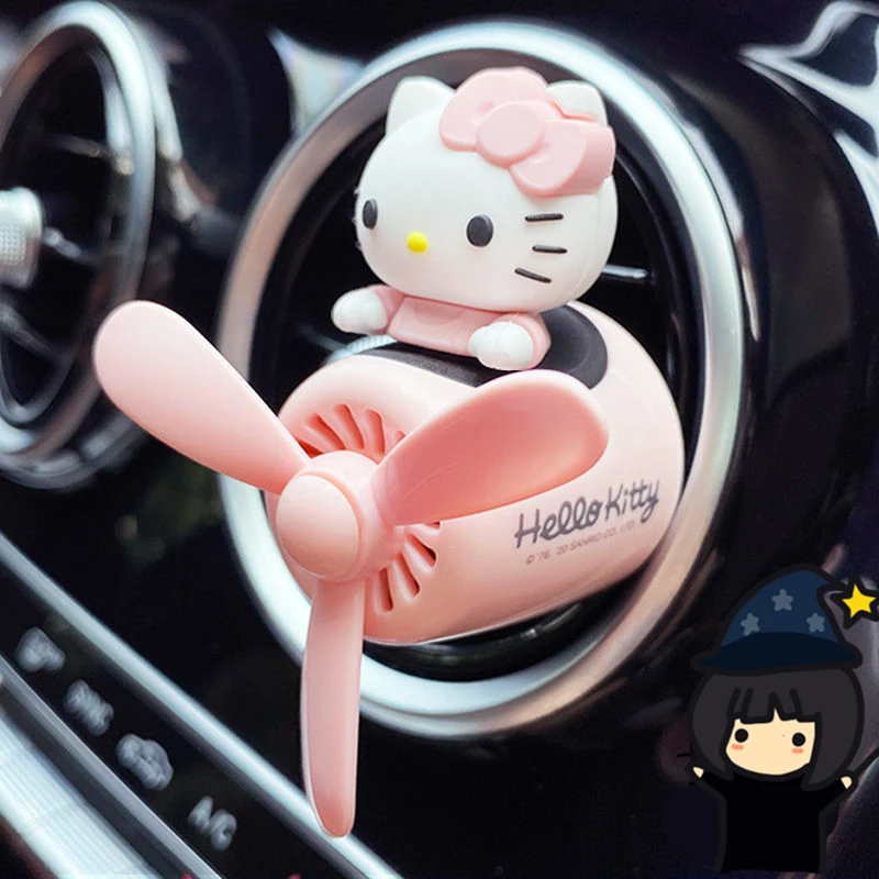 

Симпатичный маленький вентилятор для салона автомобиля, инструмент для духов, освежитель воздуха, Кондиционер, выход, автомобильный диффуз...