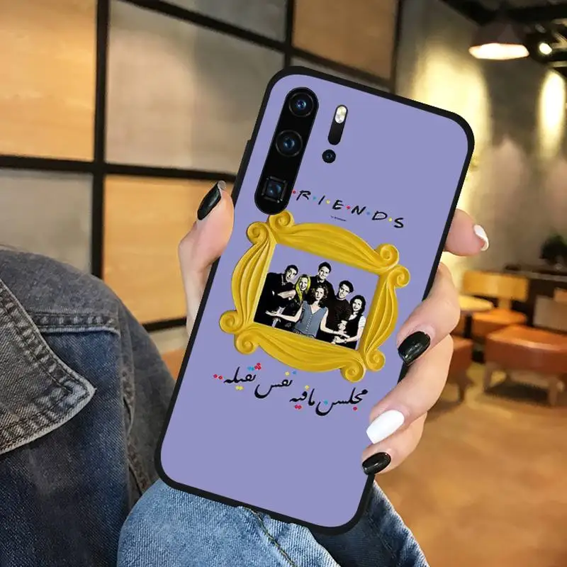 

friends tv series Purple door Phone Case Funda For Huawei P9 P10 P20 P30 Lite 2016 2017 2019 plus pro P smart
