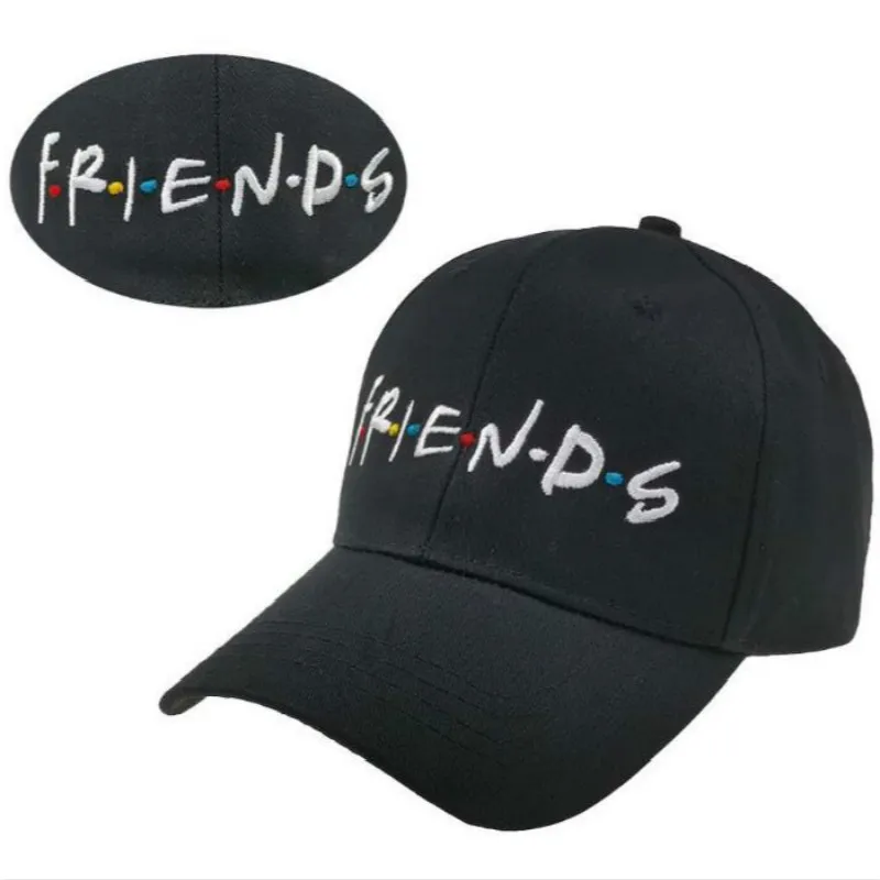 Кепка с вышивкой надписью FRIENDS для мужчин хлопковая бейсболка K-Pop женщин и