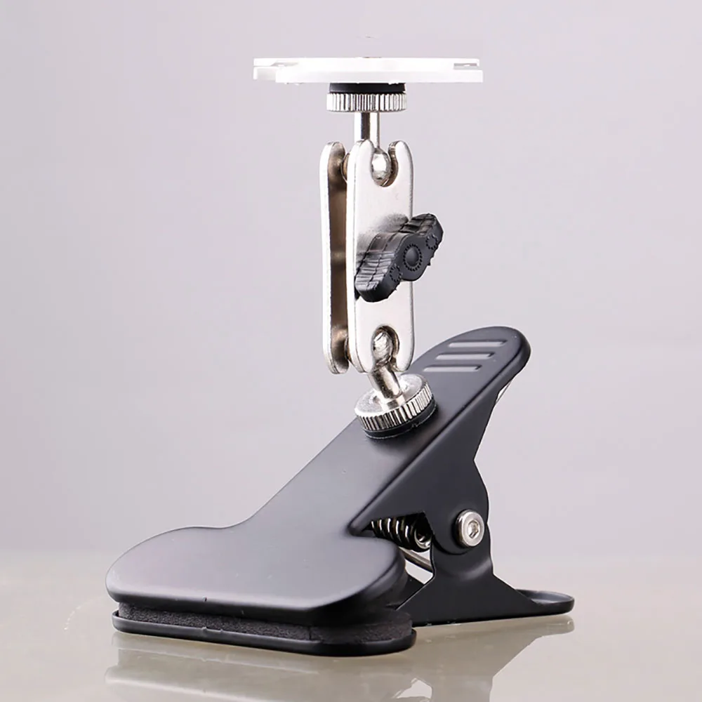 

Mi Camera Head Pro Desktop Clip Iron Bracket Universal Adjustable Cradle Baby XiaoMi Webcam Bed Clip Mount Bracket Punch-free