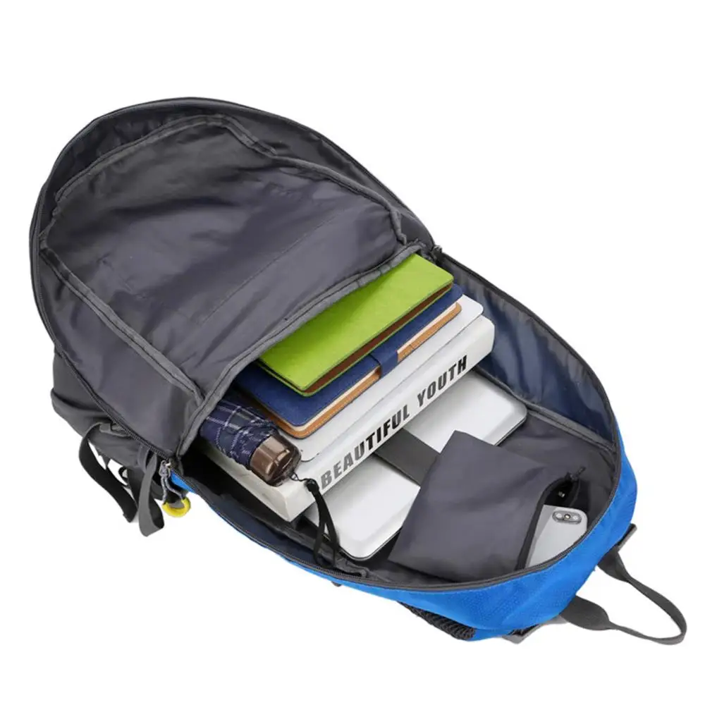 

Portable Mountaineering Backpack Travel Bag Backpack Cotton Field Pack Outdoors Unisex Cycling Blanket Roll Rucksack Practical