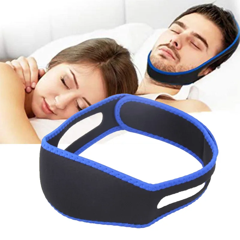 

Snore Belt Anti Snore Chin Strap Stop Snoring Snore Belt Sleep Apnea Chin Night Sleeping Aid Tools Support Straps for Woman Man