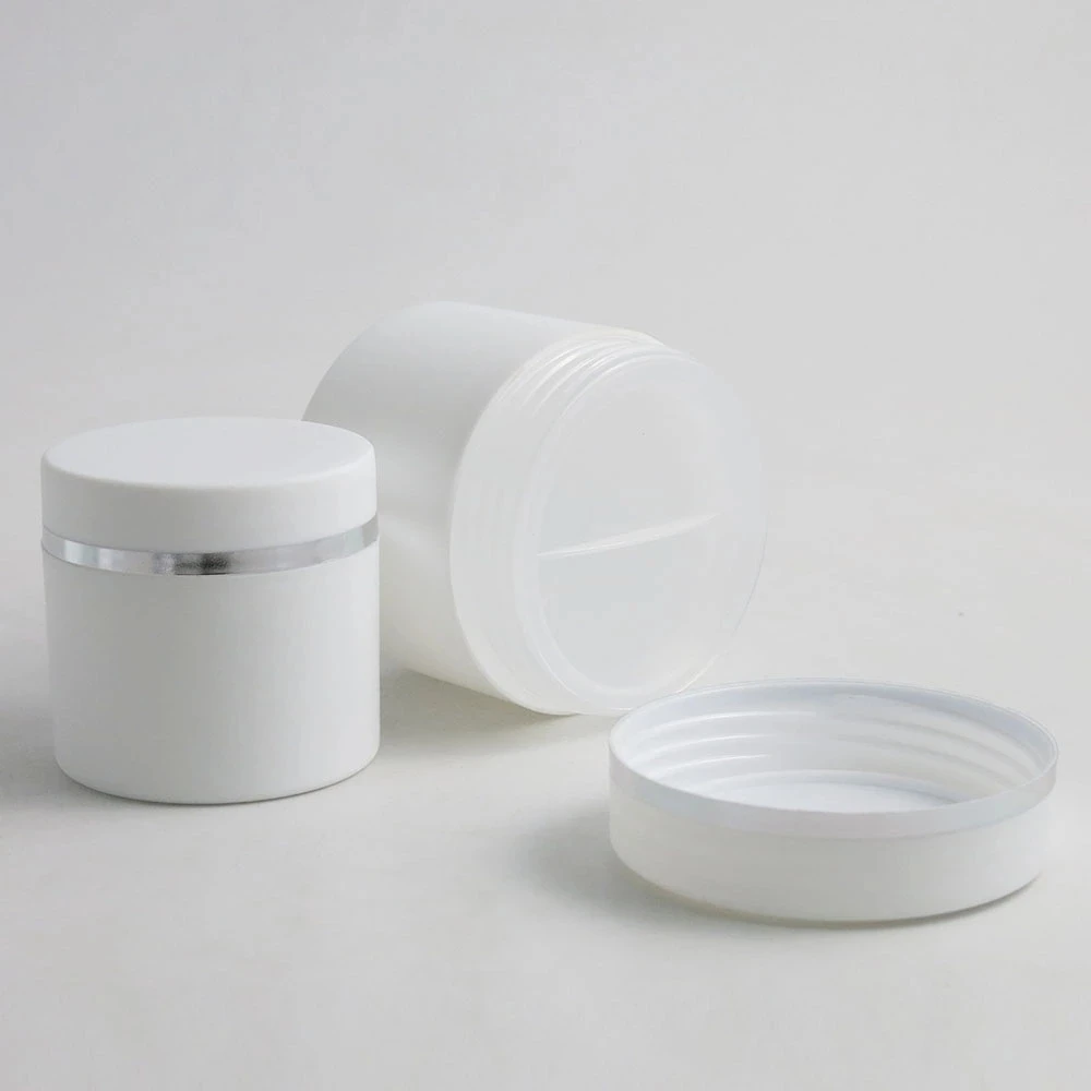 Бесплатная доставка 5 комплектов Белая Косметическая баночка для крема с