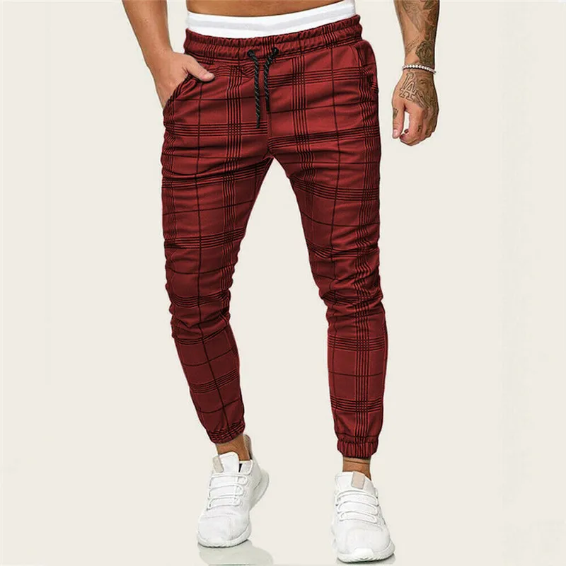 Повседневные мужские брюки обтягивающие гимнастические спортивные длинные