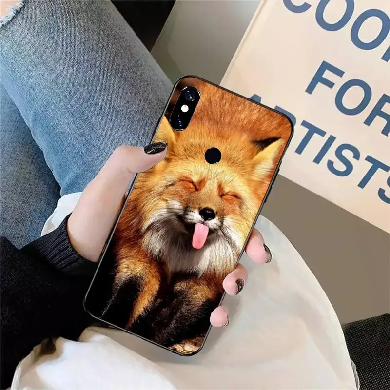 

Raccoon Fox cute cartoon animal high quality Phone Case cover For Xiaomi Redmi note 7 8 9 t max3 s 10 pro lite