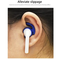 1 pair soft silicone protective earhooks for airpods anti slip ear hook sports earhook for iphone airpods earpods headphones