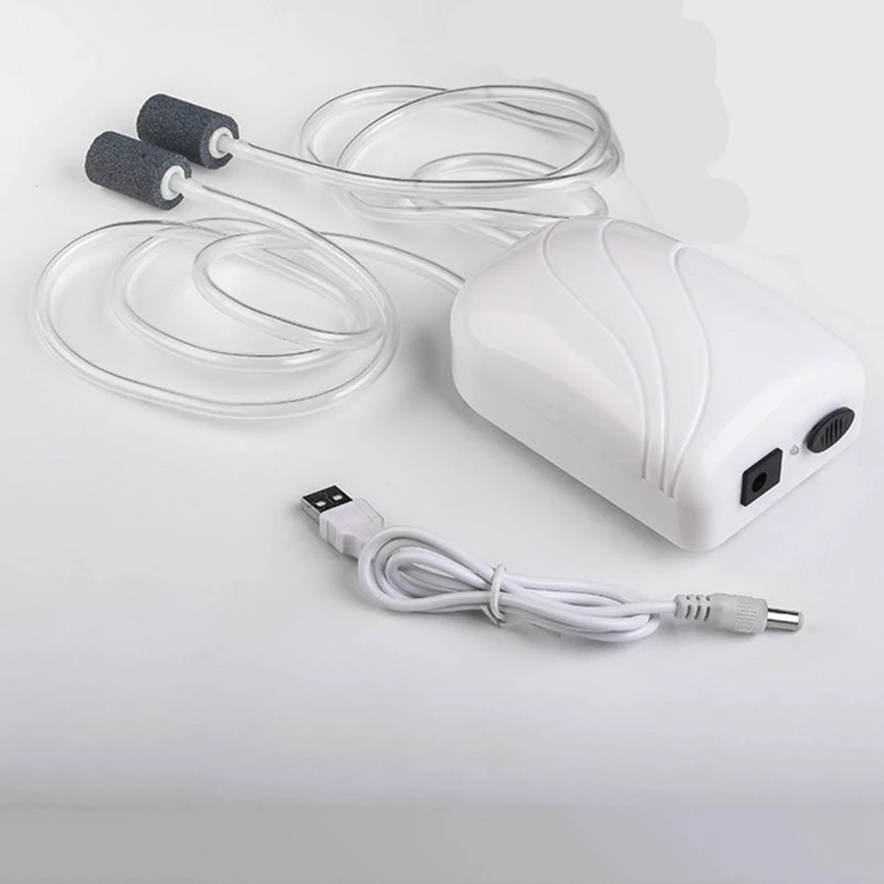 USB аквариумный воздушный насос Ультра низкий уровень шума мини компрессор
