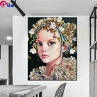 Diy 5D алмазов картина камни в форме ромбаКруглый с украшением в виде бабочки; И Цветочная мозаика мультфильм сказочные, крест-накрест Вышивка крестом домашний декор