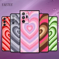heart gradient color art print case for samsung galaxy s21 s20 fe s10 plus s9 s8 note 20 ultra 5g 10 9 shockproof phone coque