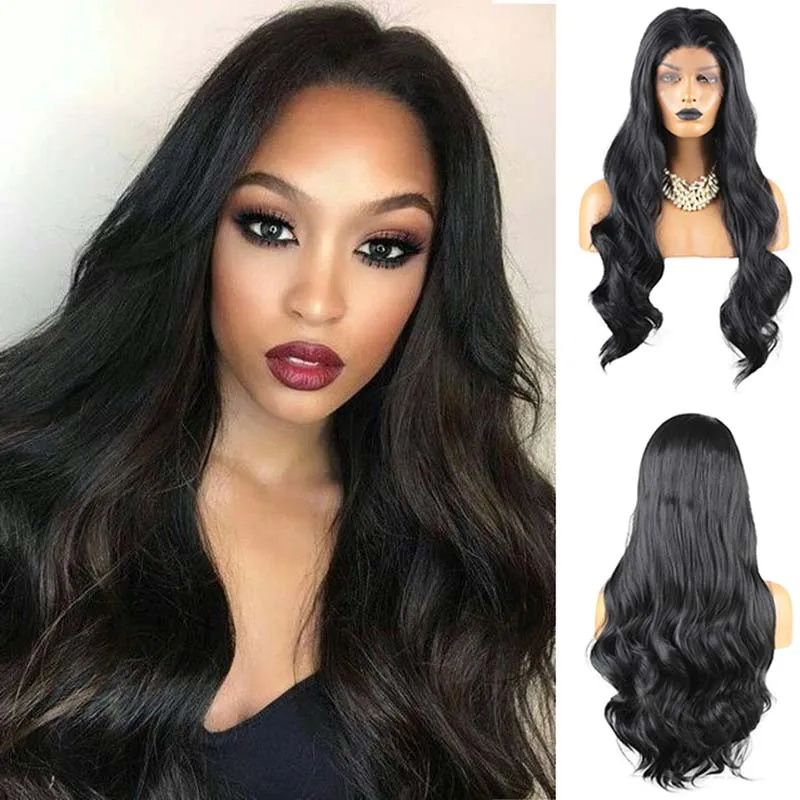 

Парик AIMEYA синтетический с предварительно выщипанной передней частью, свободные волнистые накладные, с короткой ручкой, для чернокожих женщ...