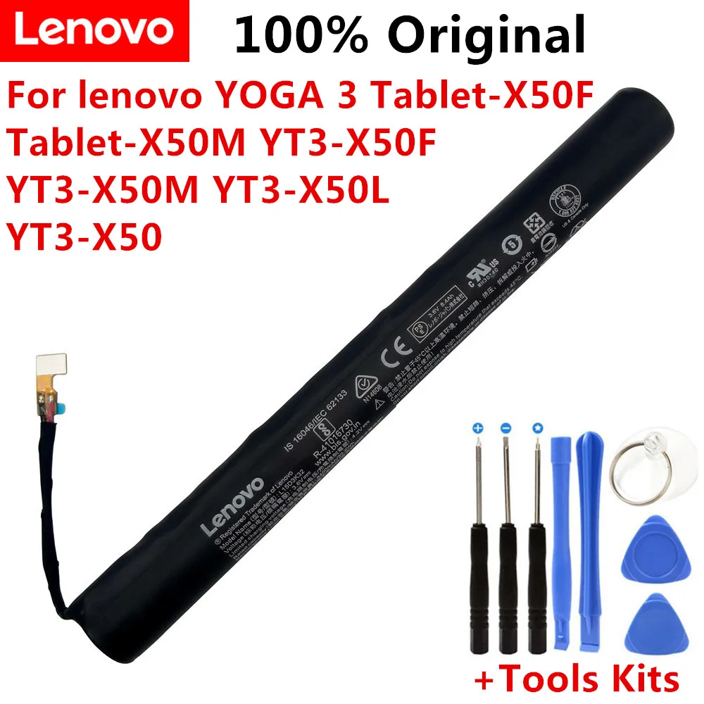 

L15D3K32 Tablet battery For lenovo YOGA 3 Tablet-X50F Tablet-X50M YT3-X50F YT3-X50M YT3-X50L YT3-X50 L15C3K32 8400MAH