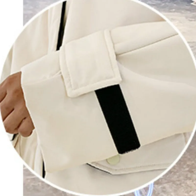 

New style big fur collar tooling padded jacket women Korean version loose and thicker to overcome the tide of padded jacket