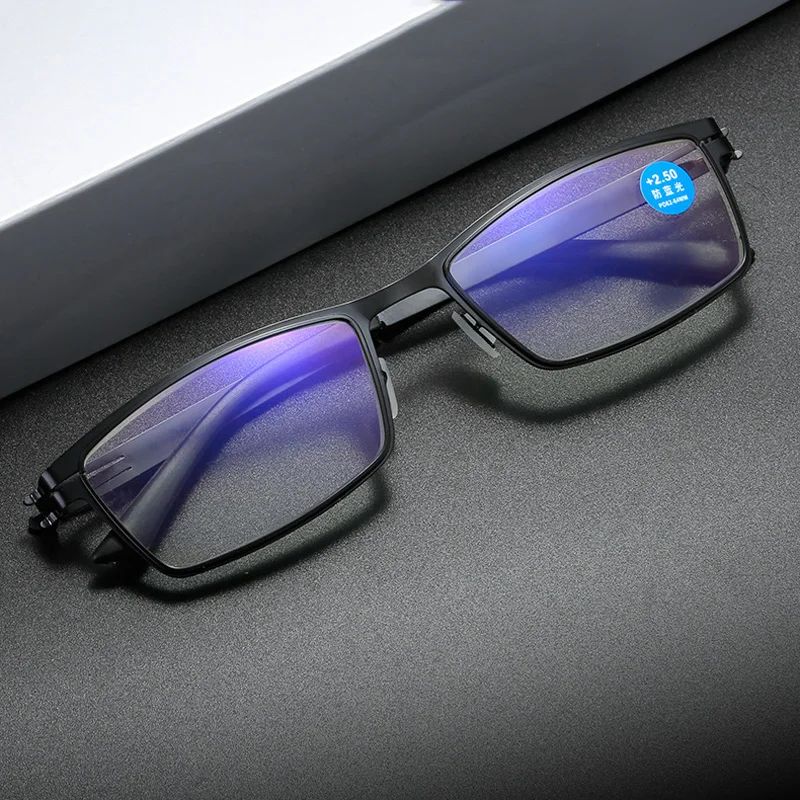 

2021New Trend Reading Glasses Reading Glasses Men and Women High Quality Full Frame Diopters Business Office Men Reading Glasses