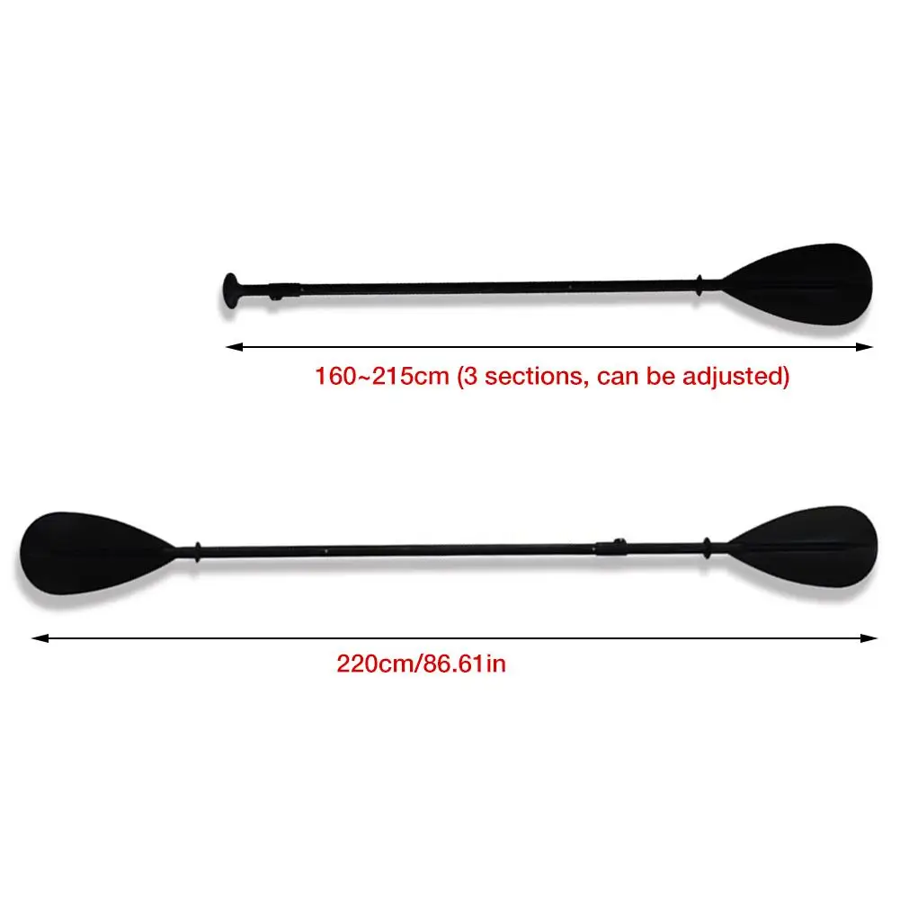 

2PCS Adjustable Aluminum Alloy Oar SUP Paddle 63-84.6 Inch Adjustment Range Convenient Assembly General Purpose Enjoy Water Fun