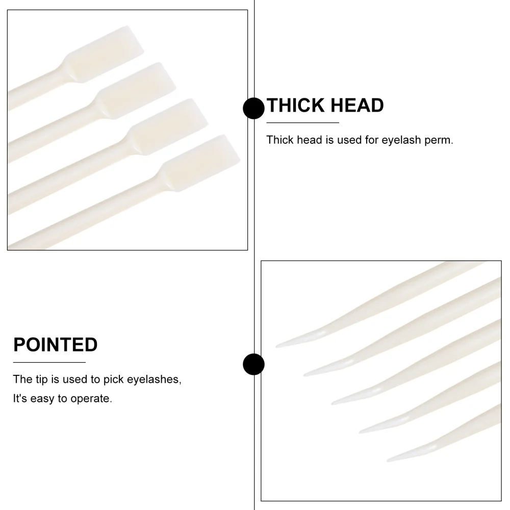 

100pcs Eyelash Lift Pick Eyelash Lash Lift Stick Eyelashes Grafting Stick