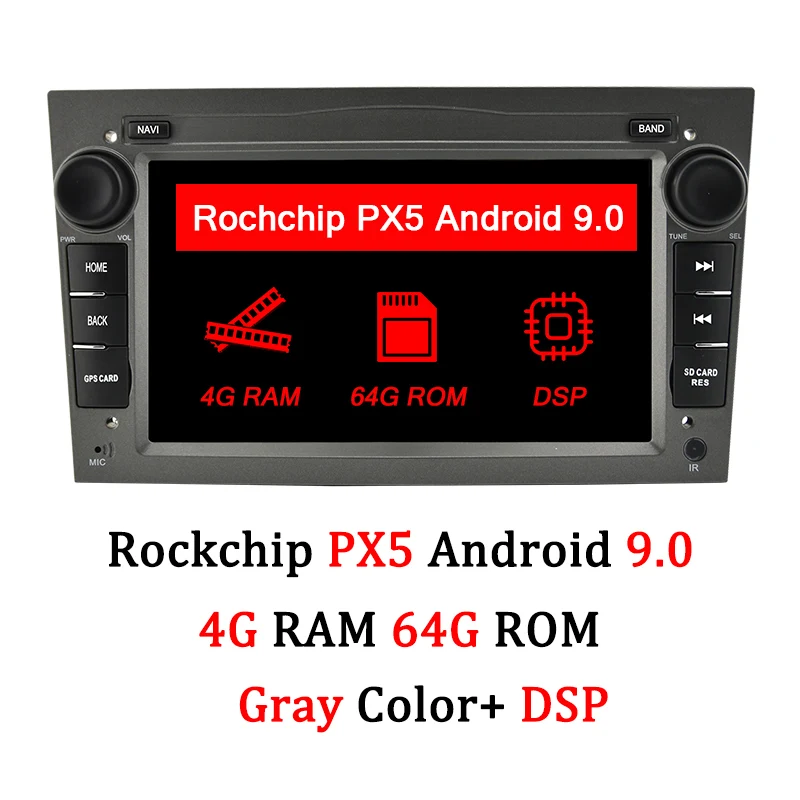 PX5 Gray DSP Автомобильный DVD gps навигатор AUTOTOP 2Din Opel для Opel Antara Vauxhall Meriva Vectra Opel Astra H Радио USB Bluetooth Автомобильный мультимедийный - Цвет: PX5 Gray DSP