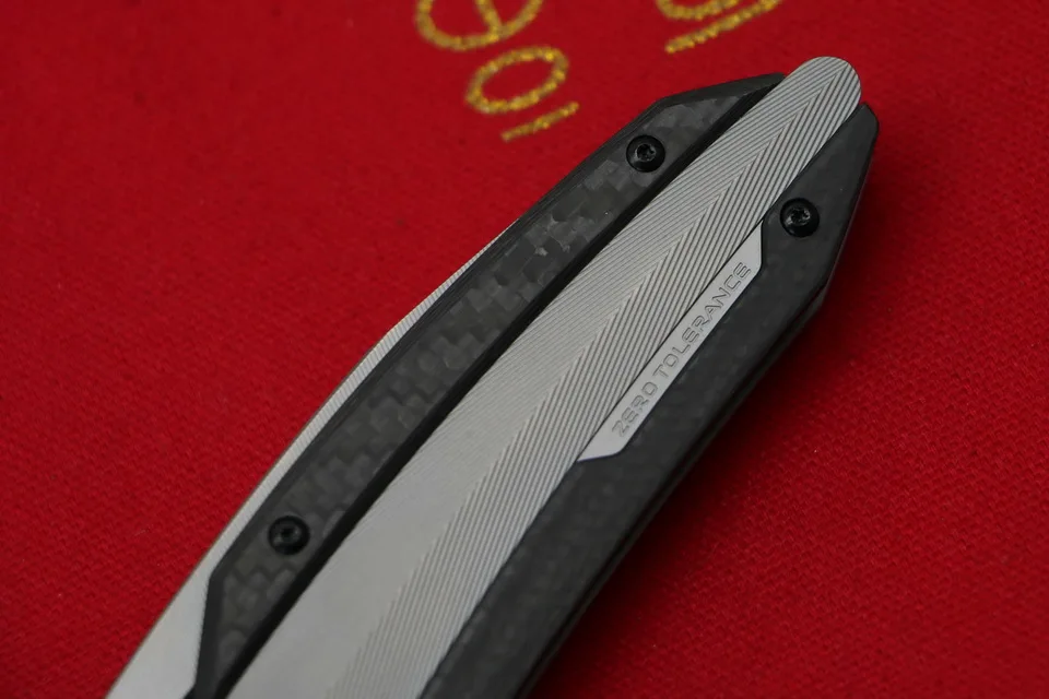 Новинка KANEDEIIA ZT0999 складной нож M390 лезвие Титан+ рычаг CF утилита Кемпинг Охота Карманные Ножи EDC инструменты