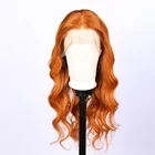 Парик из искусственных волос, Имбирно-оранжевого цвета, 26 дюймов, для косплея