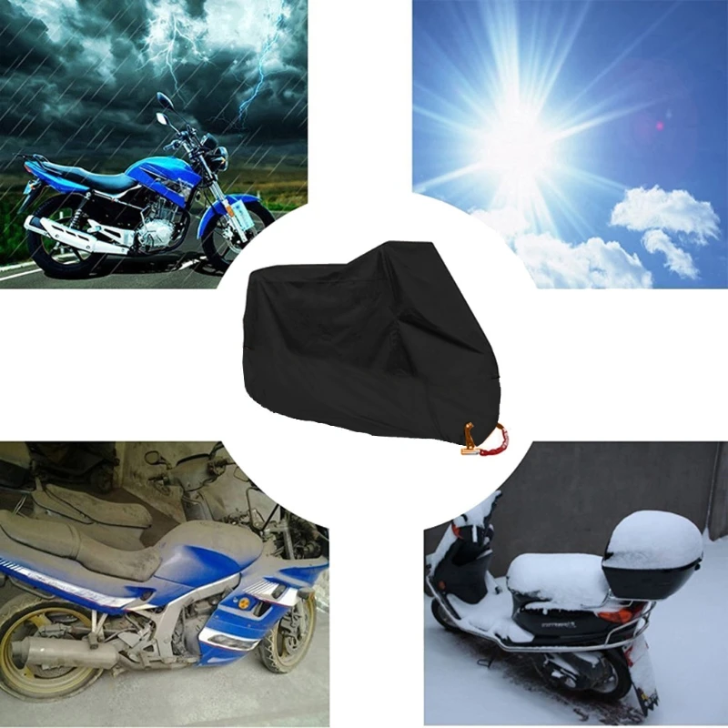 

Waterproof Outdoor Motorbike UV Protector Rain Dust Bike Motorcycle Cover L/XL/2XL