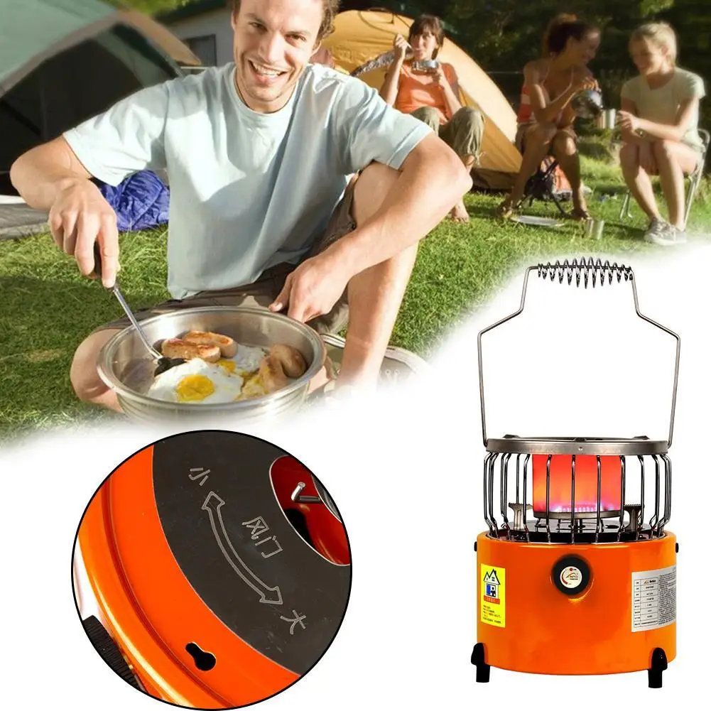 

Mini Gas Heater BBQ Grill Winter Heating Tent Warmer Cooking Outdoor Hiking For BBQ Supplies Picnic E7L6