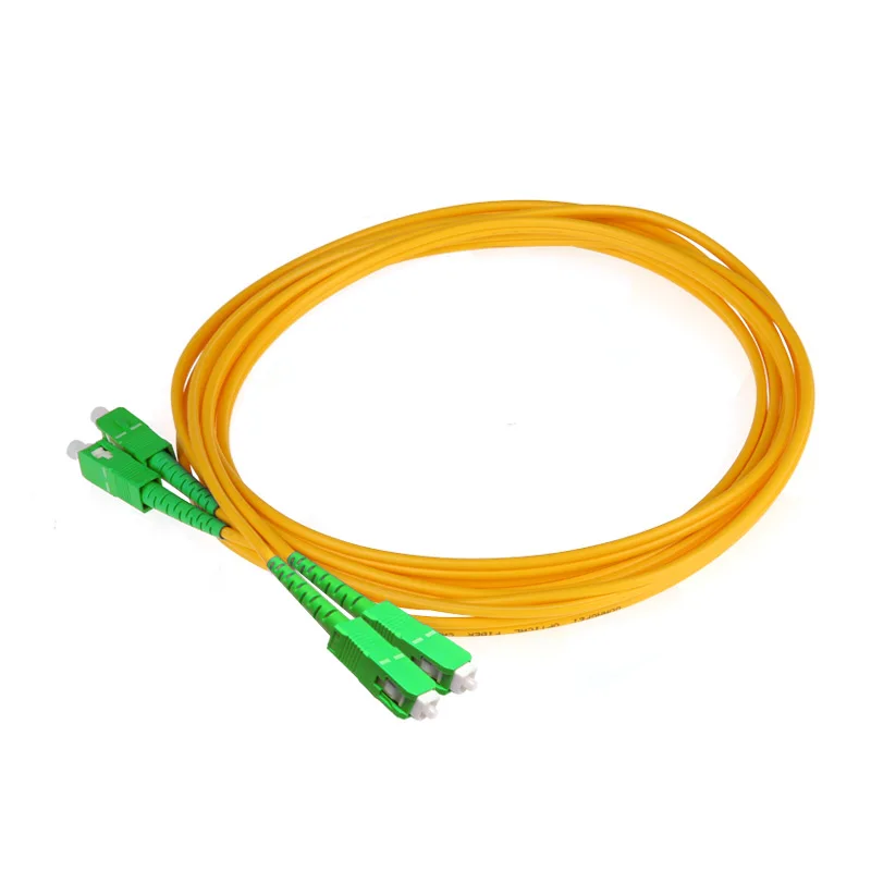 50 шт./лот оптоволоконный патч-корд 3m 9/125 652D дуплексный SC/APC FC/APC LC/APC Pigtail FTTH CATV
